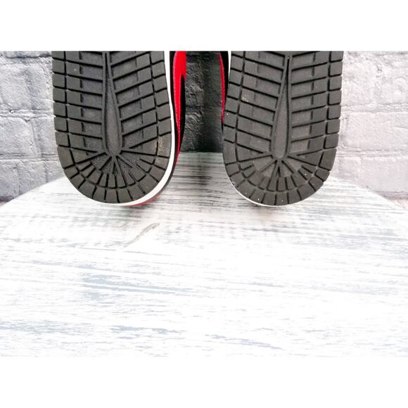 Jordan Air Jordan 1 Low Black/Fire Red-White Men Size 12 Used OG Box - Picture 11 of 16